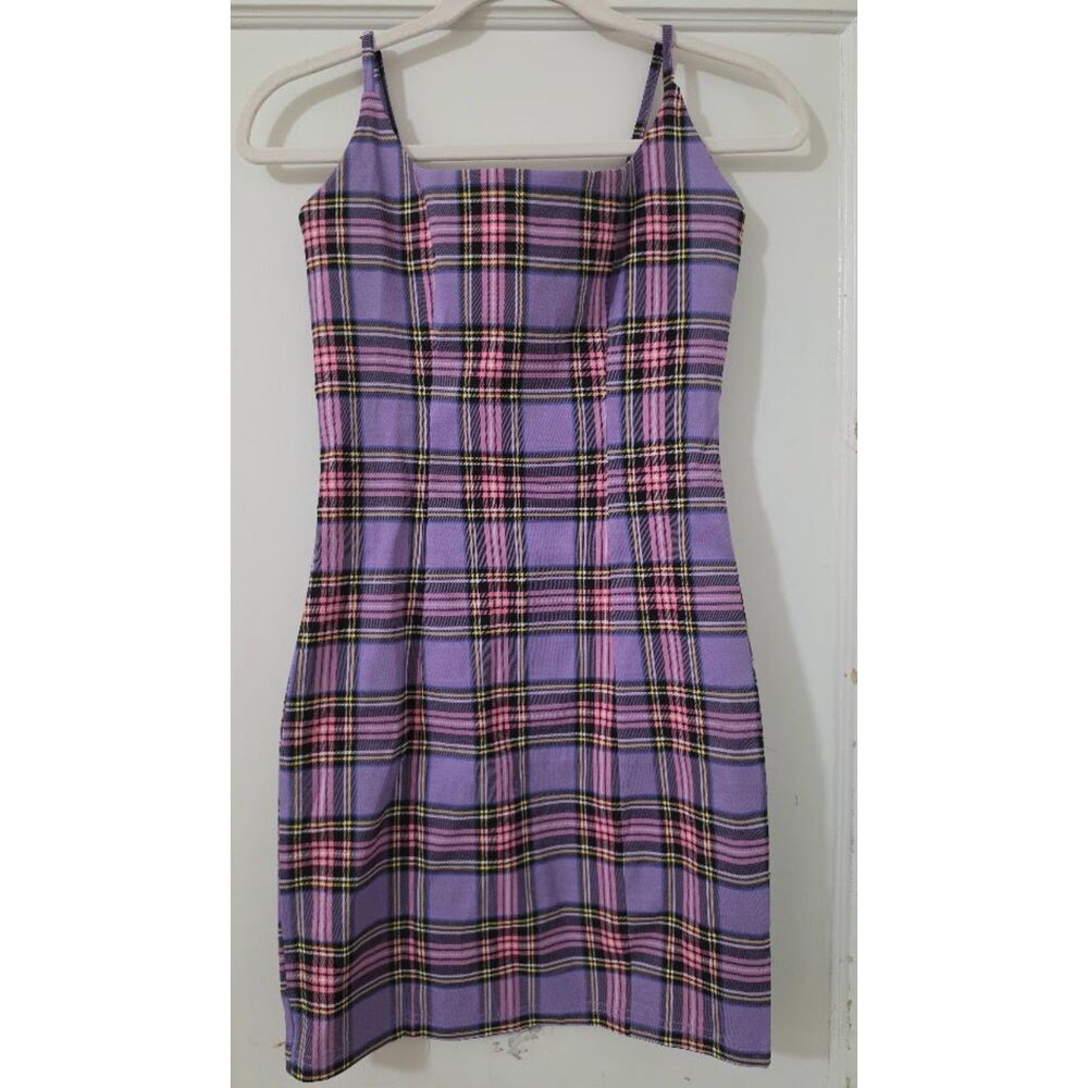 AKIRA CLUELESS VIBES MINI TANK DRESS PURPLE S